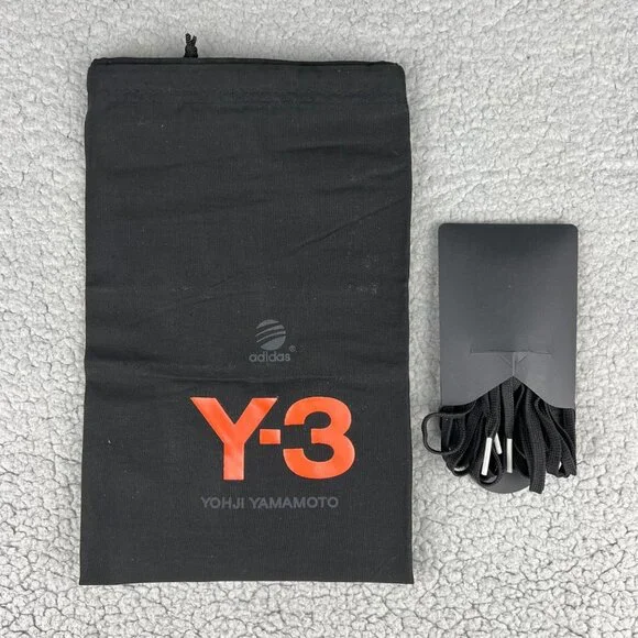 Y-3 Honja High Mens 8.5 Shoes Black White Reflective 3M Adidas Y3 2011 Yohji 3